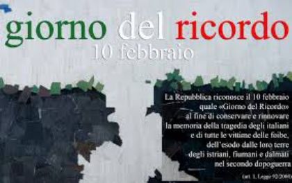 AVVISO ALLA CITTADINANZA – RICONOSCIMENTO DEGLI INFOIBATI E CONCESSIONE DELL’INSEGNA METALLICA A TITOLO ONORIFICO