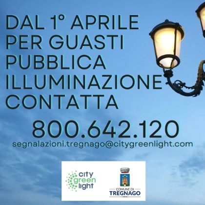 Segnalazione guasti Pubblica Illuminazione  